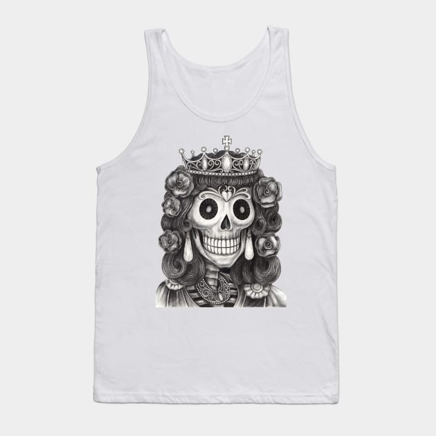 Female skeleton fashion model. Tank Top by Jiewsurreal